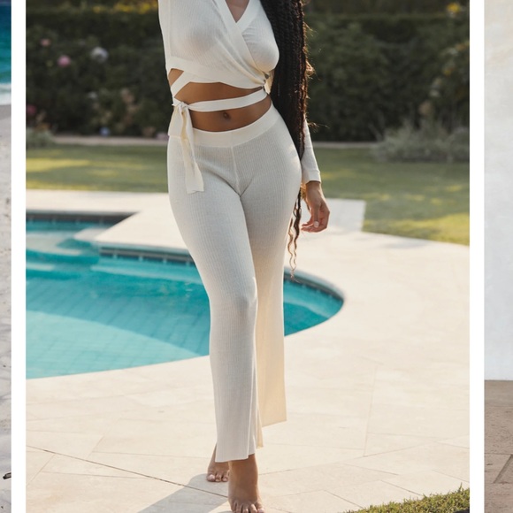 Monday Swimwear Montauk Pant (Ivory) - Picture 1 of 10